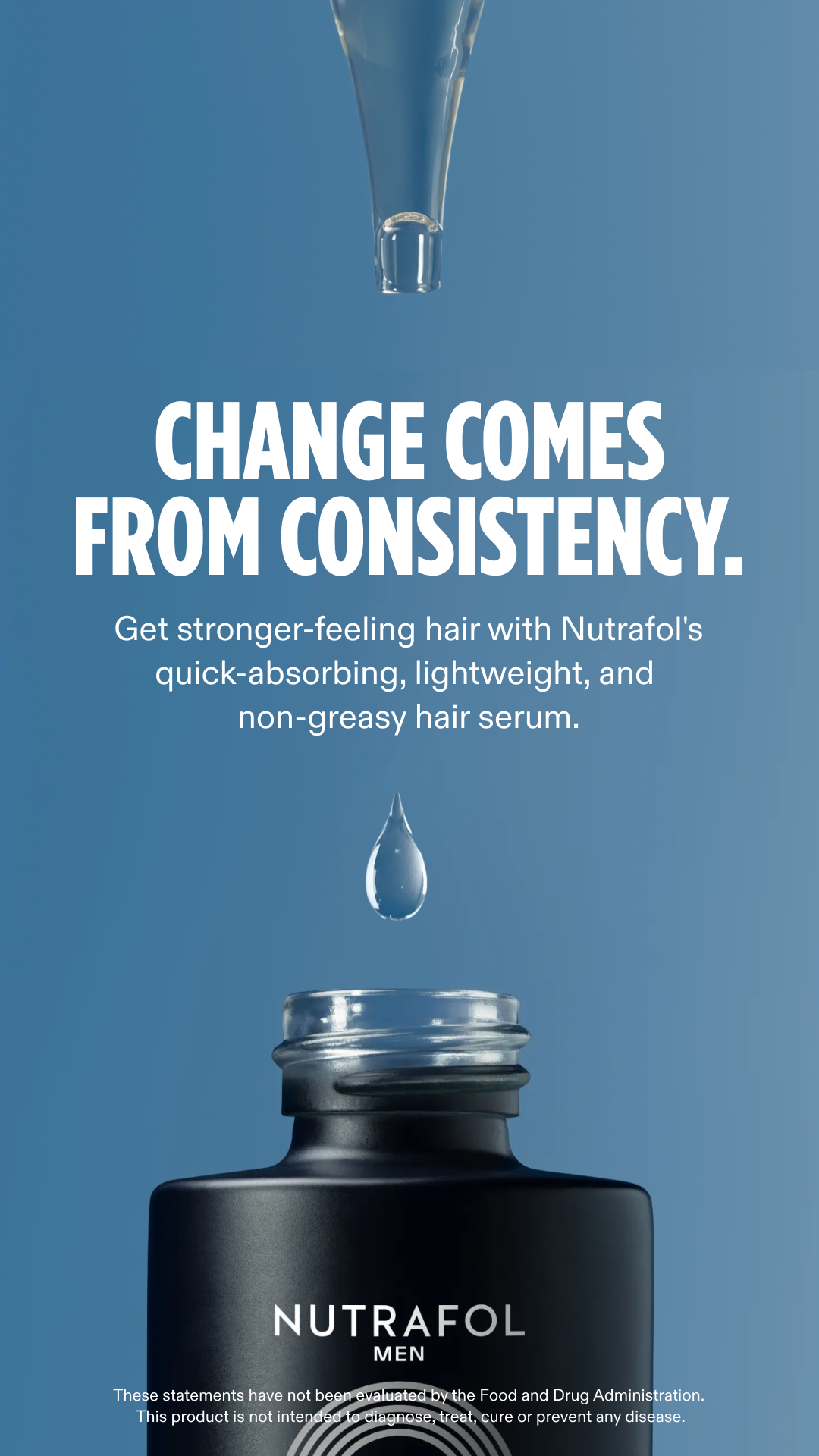 Nutrafol Men Facebook ad