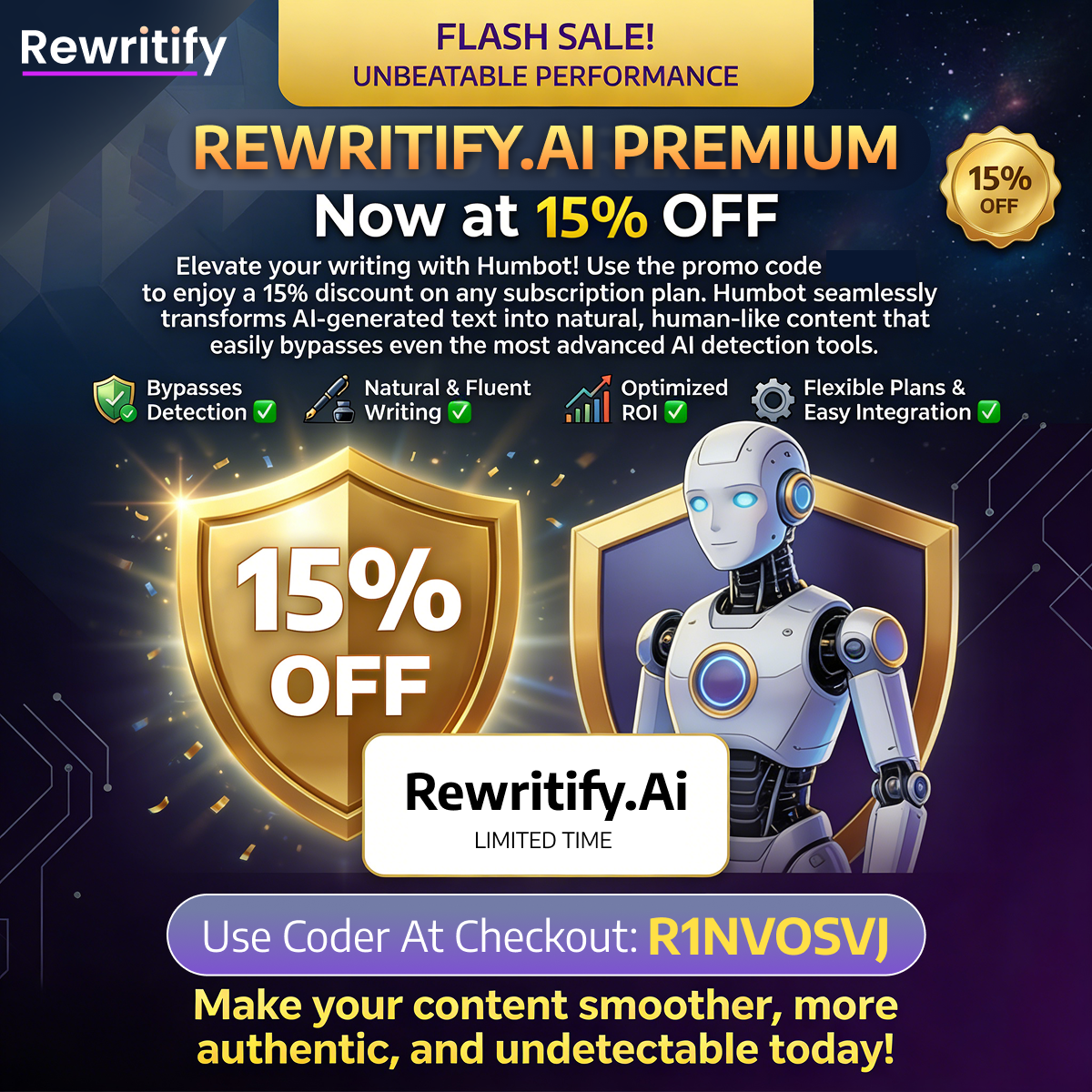 Rewritify Facebook ad