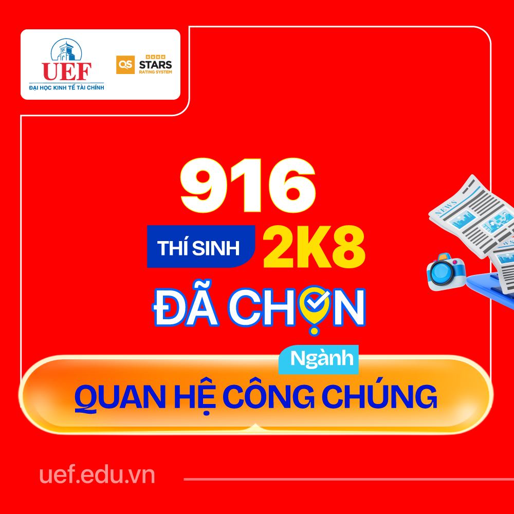 UEF - Đại học Kinh tế Tài chính TP.HCM Facebook ad