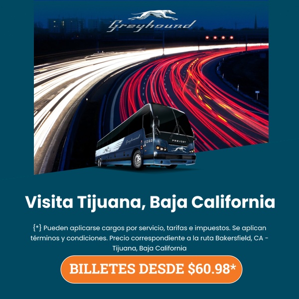 Greyhound en Español Facebook ad: Viajar no tiene por qué ser agotador.