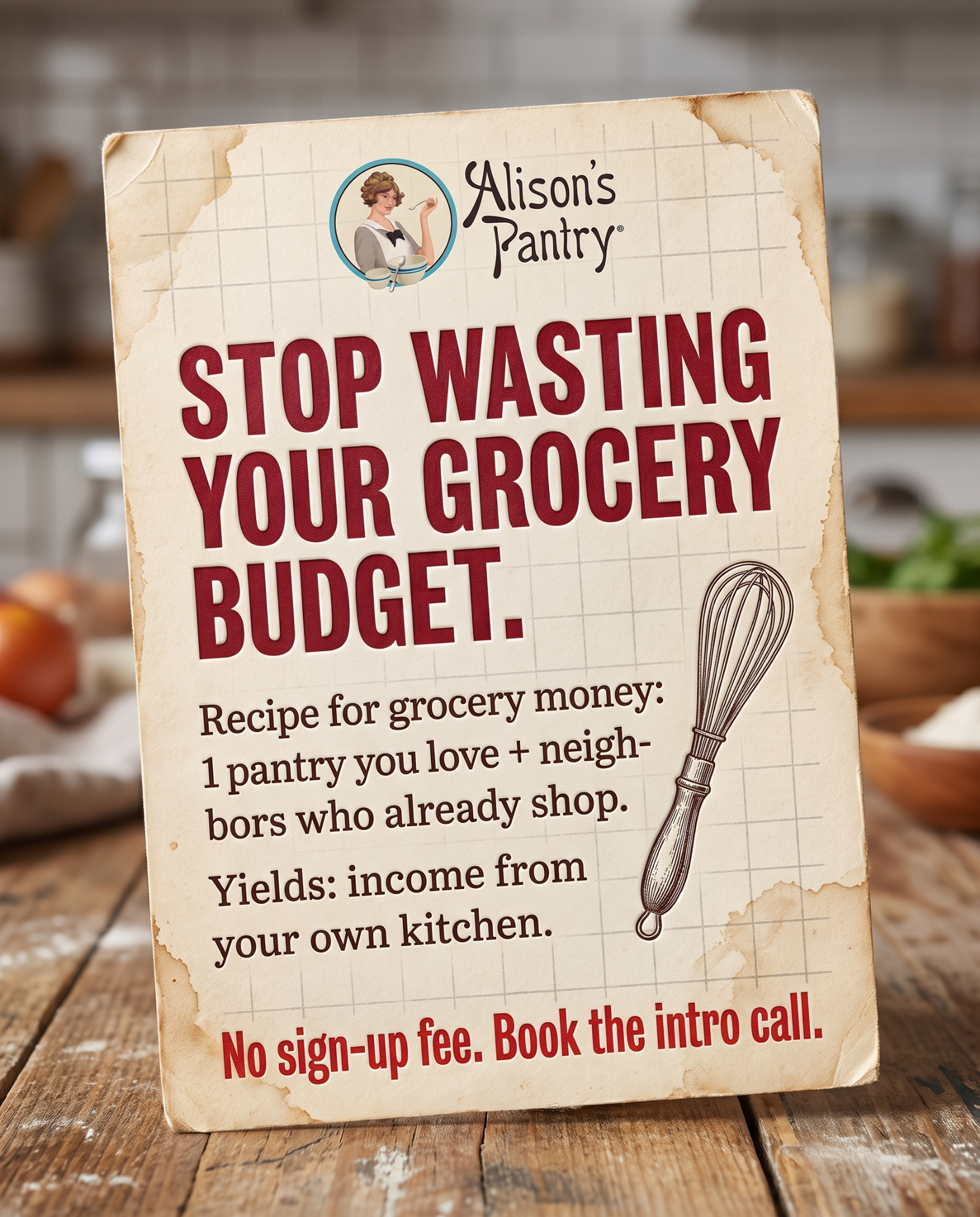 Alison's Pantry Facebook ad
