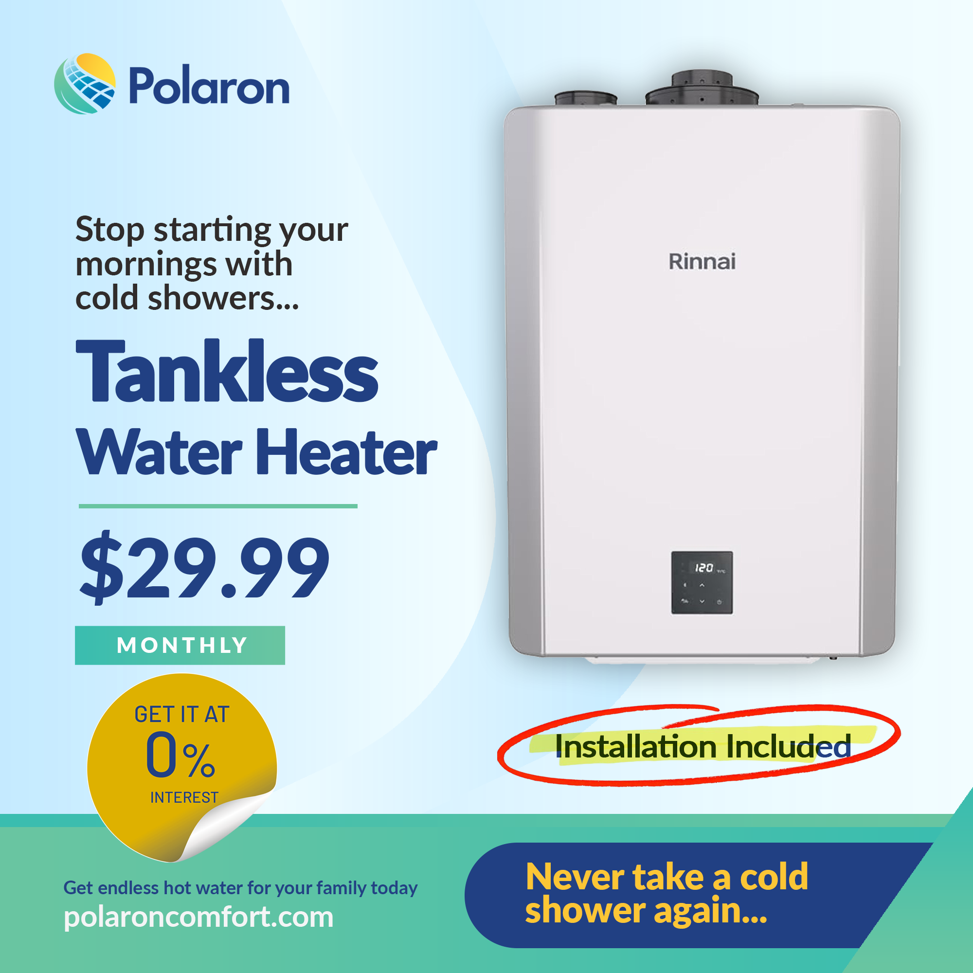 Polaron Comfort Facebook ad