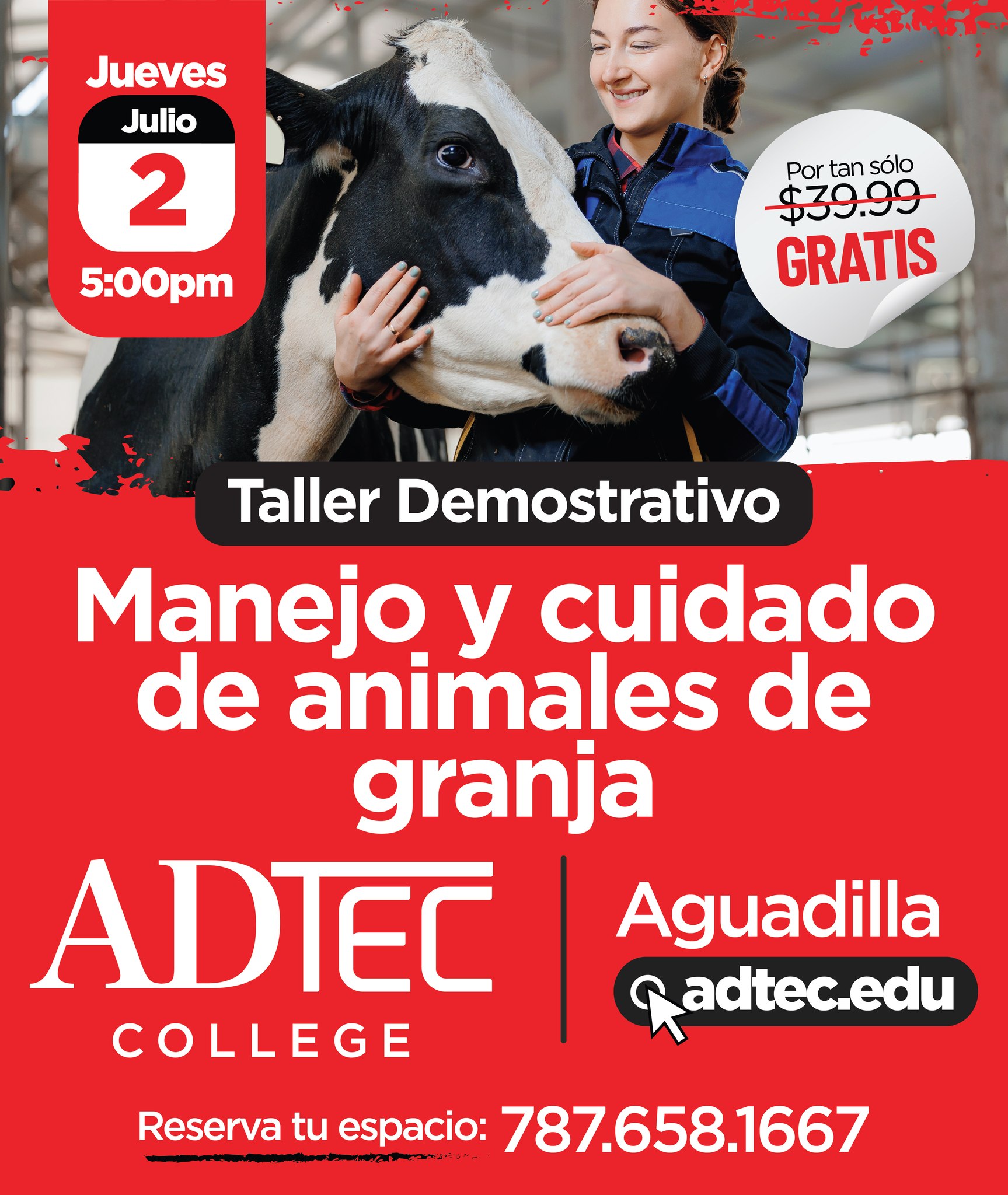 Adtec College Facebook ad