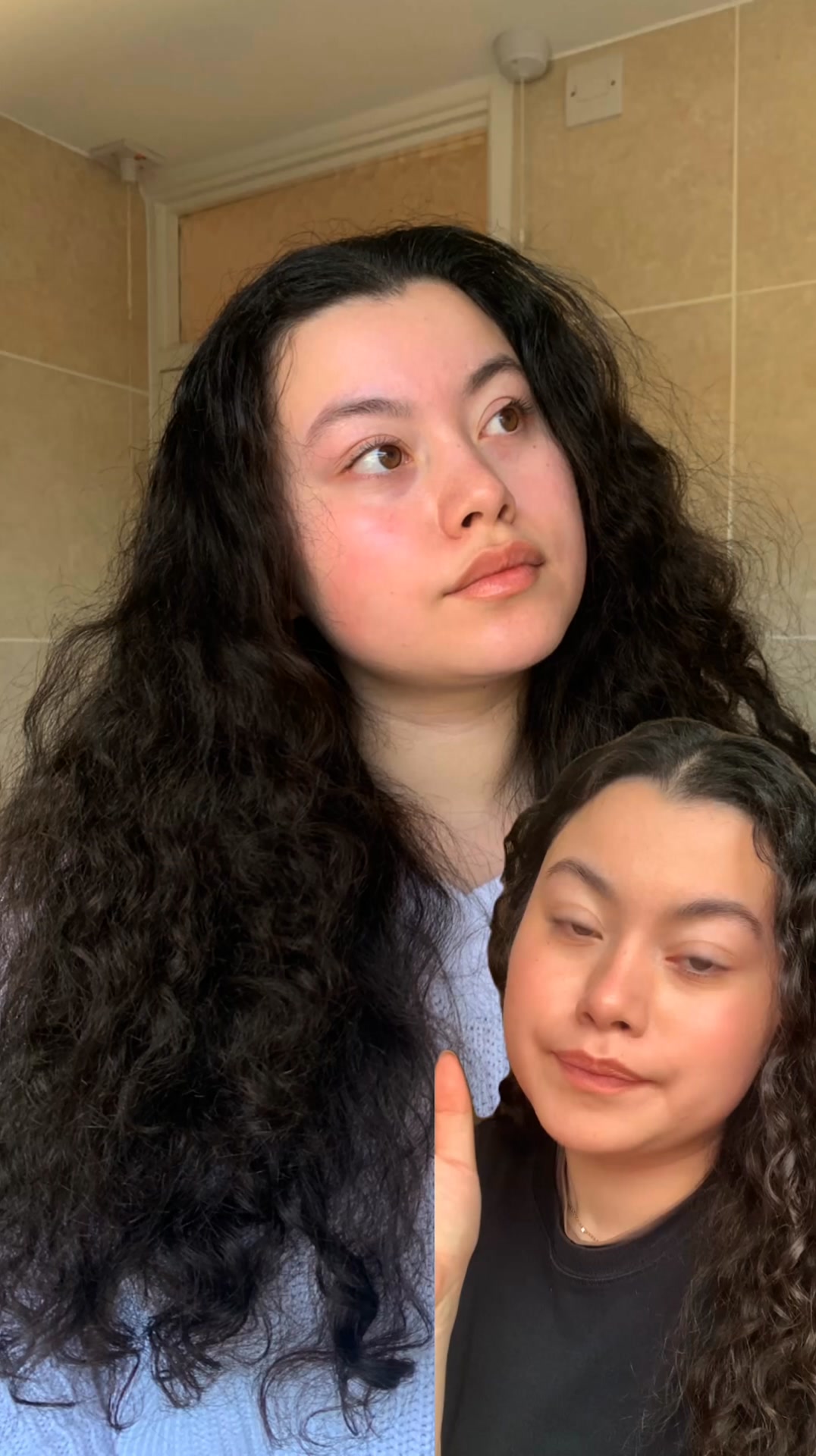 Flora & Curl Haircare Facebook ad: Take Our Curl Quiz