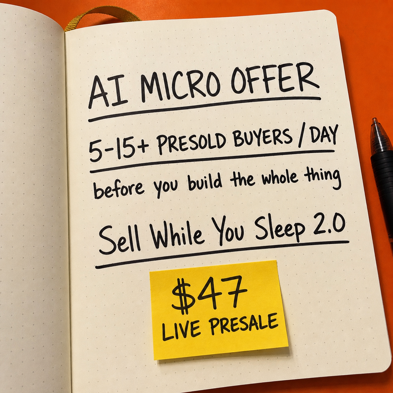 Zac Hansen - The Productized Coach Facebook ad: Install An AI Micro Offer That Adds 5-15+ Presold Buyers…