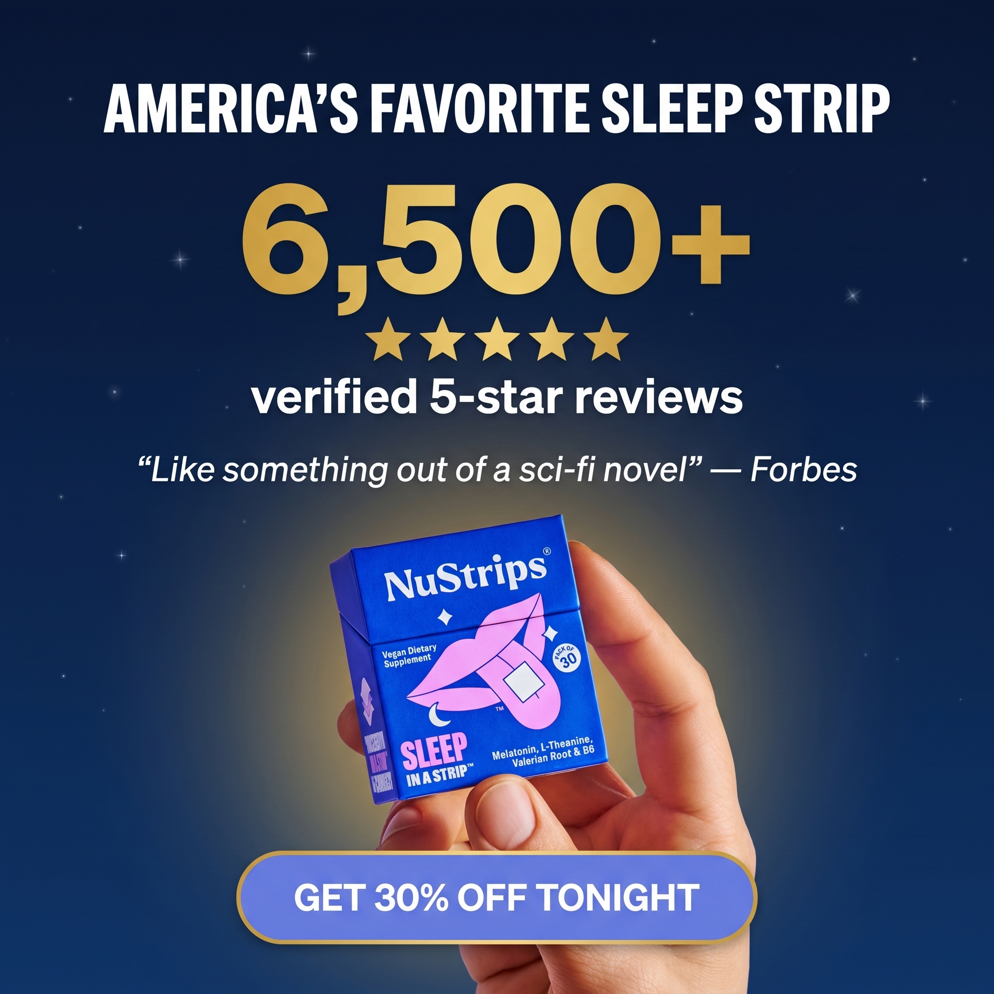 NuStrips Facebook ad