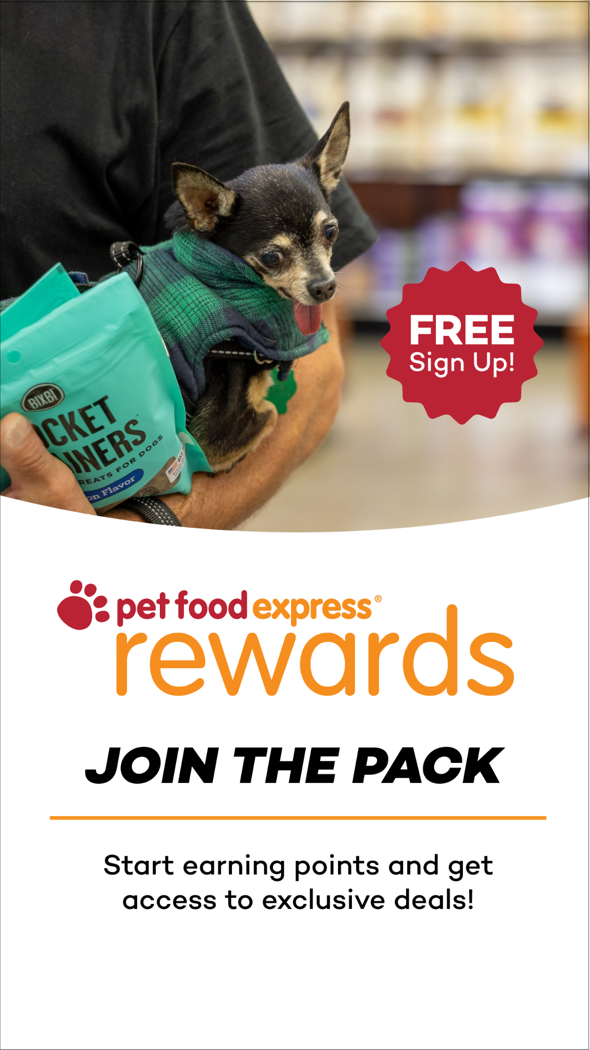 Pet Food Express Facebook ad