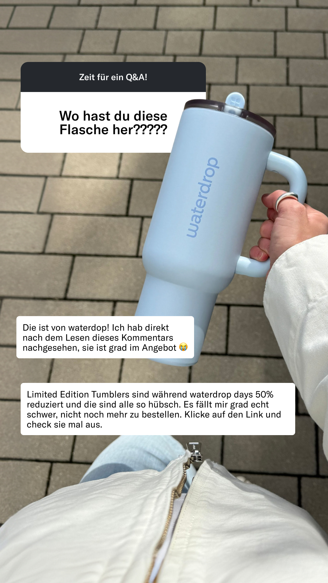 waterdrop Facebook ad