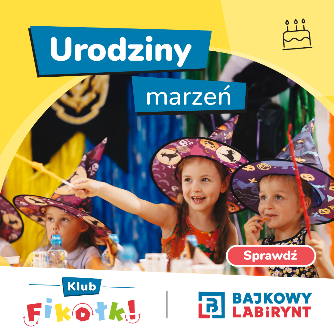 Klub Fikołki Facebook ad: Urodziny, które Twoje dziecko zapamięta