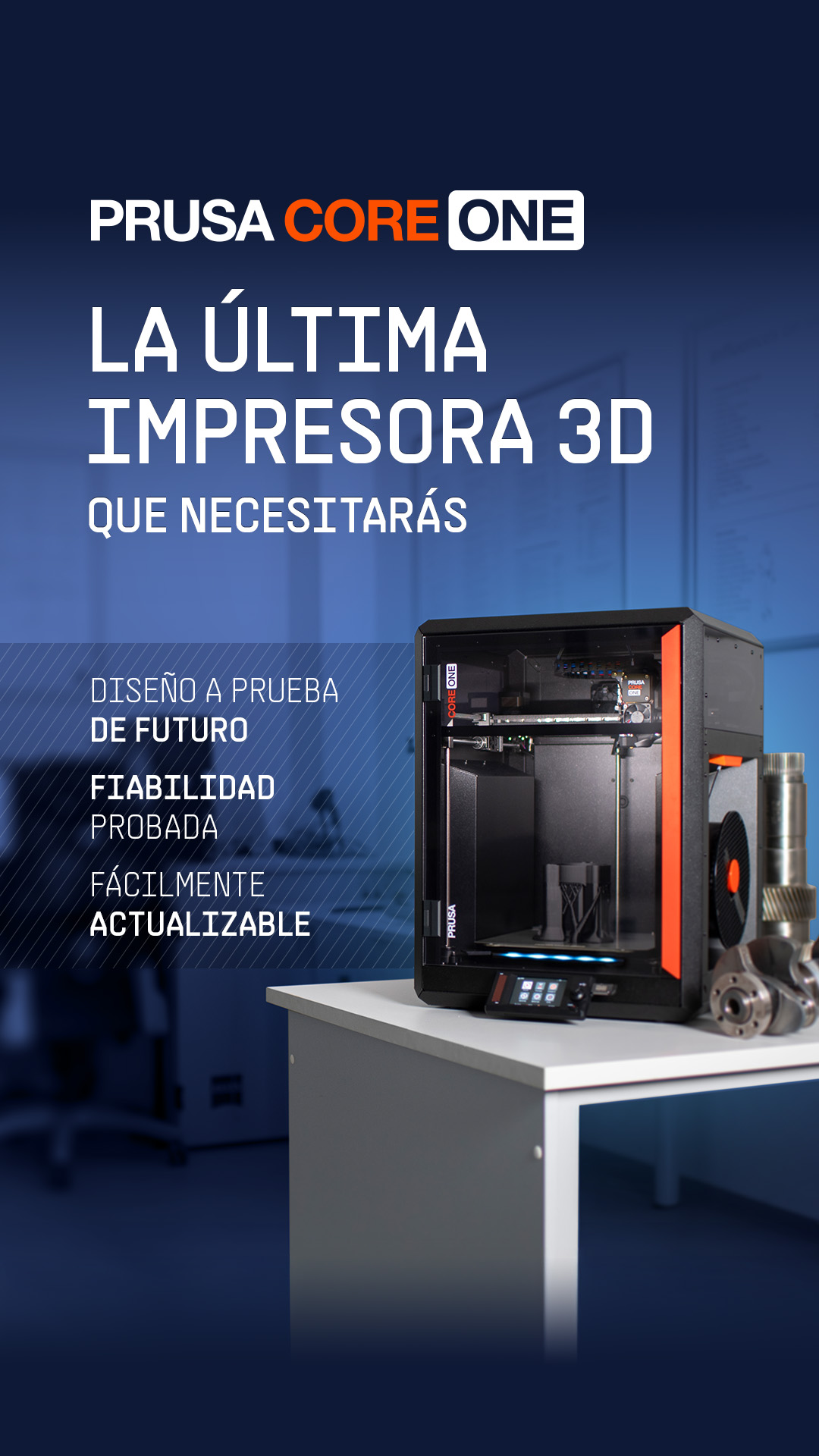 Prusa Research 3D printers Facebook ad