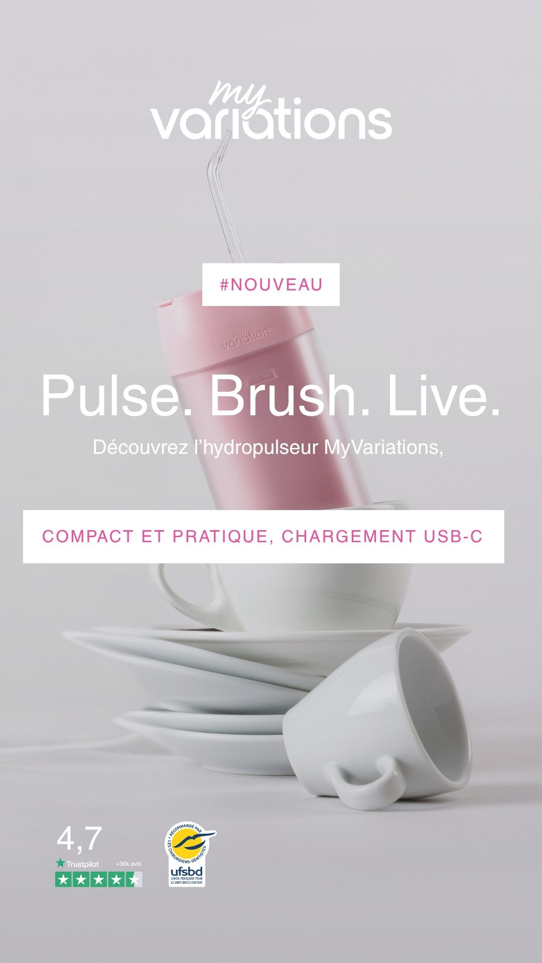 My Variations Facebook ad: L'hydropulseur MyVariations.