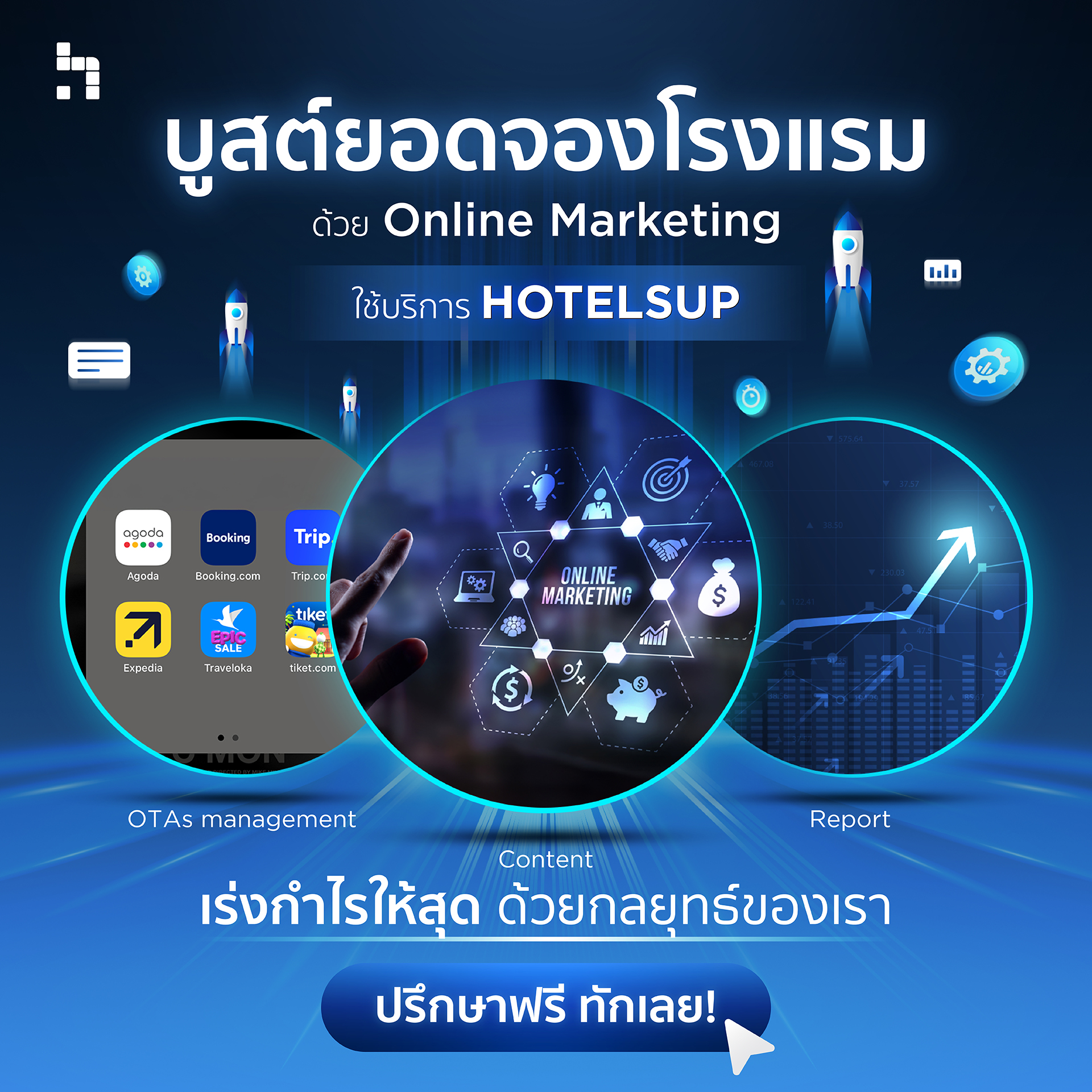 Hotelsup Facebook ad