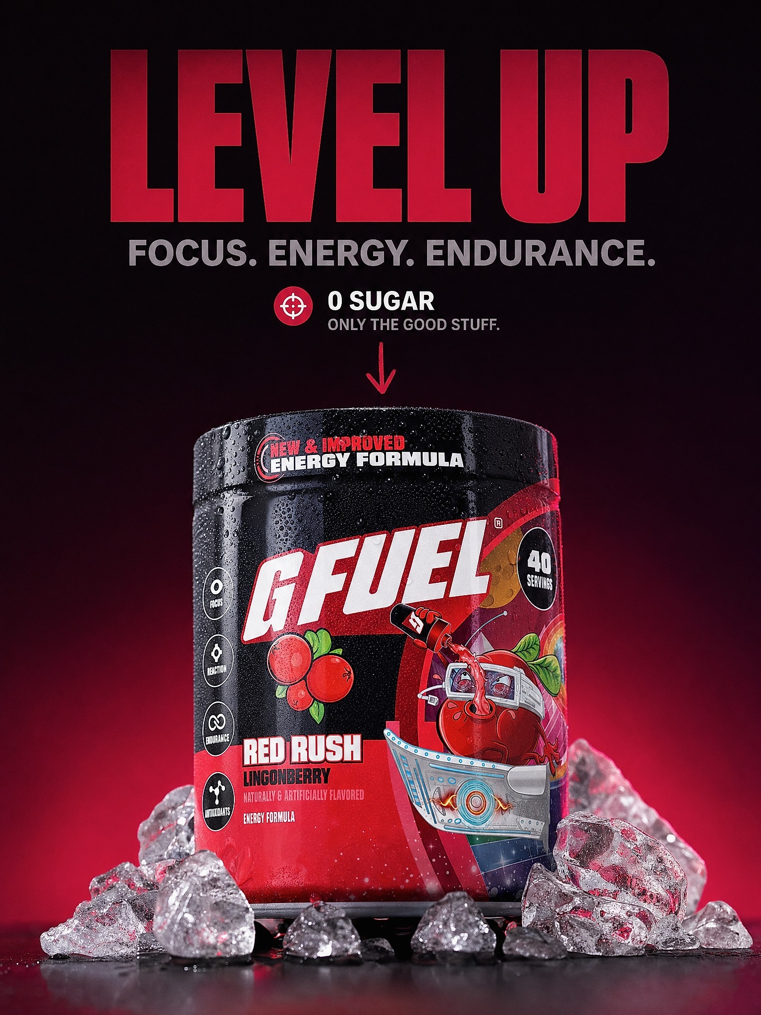 G FUEL Facebook ad