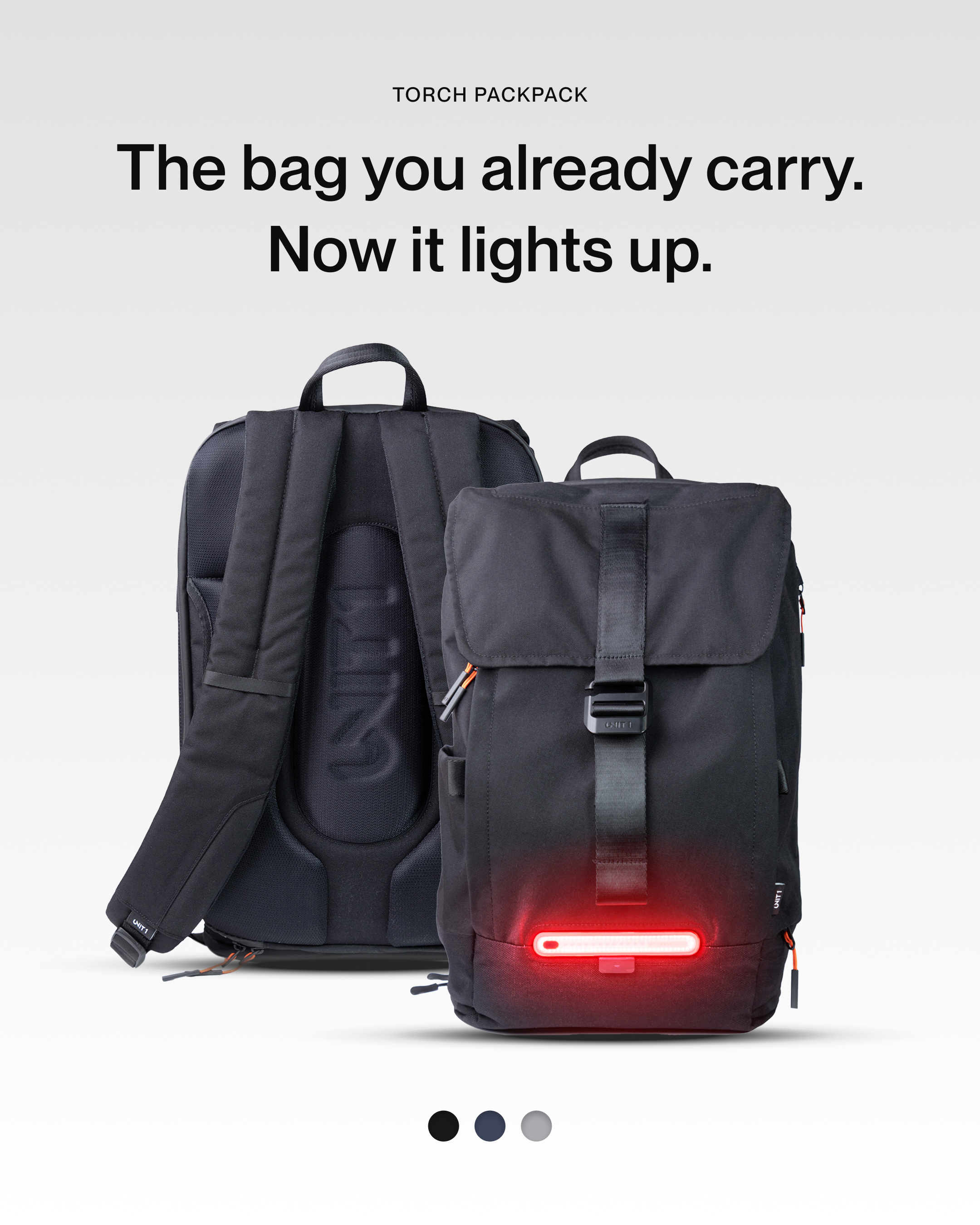 AURA Smart Cycling System by UNIT 1 Facebook ad: Ultimate Commuter's Backpack