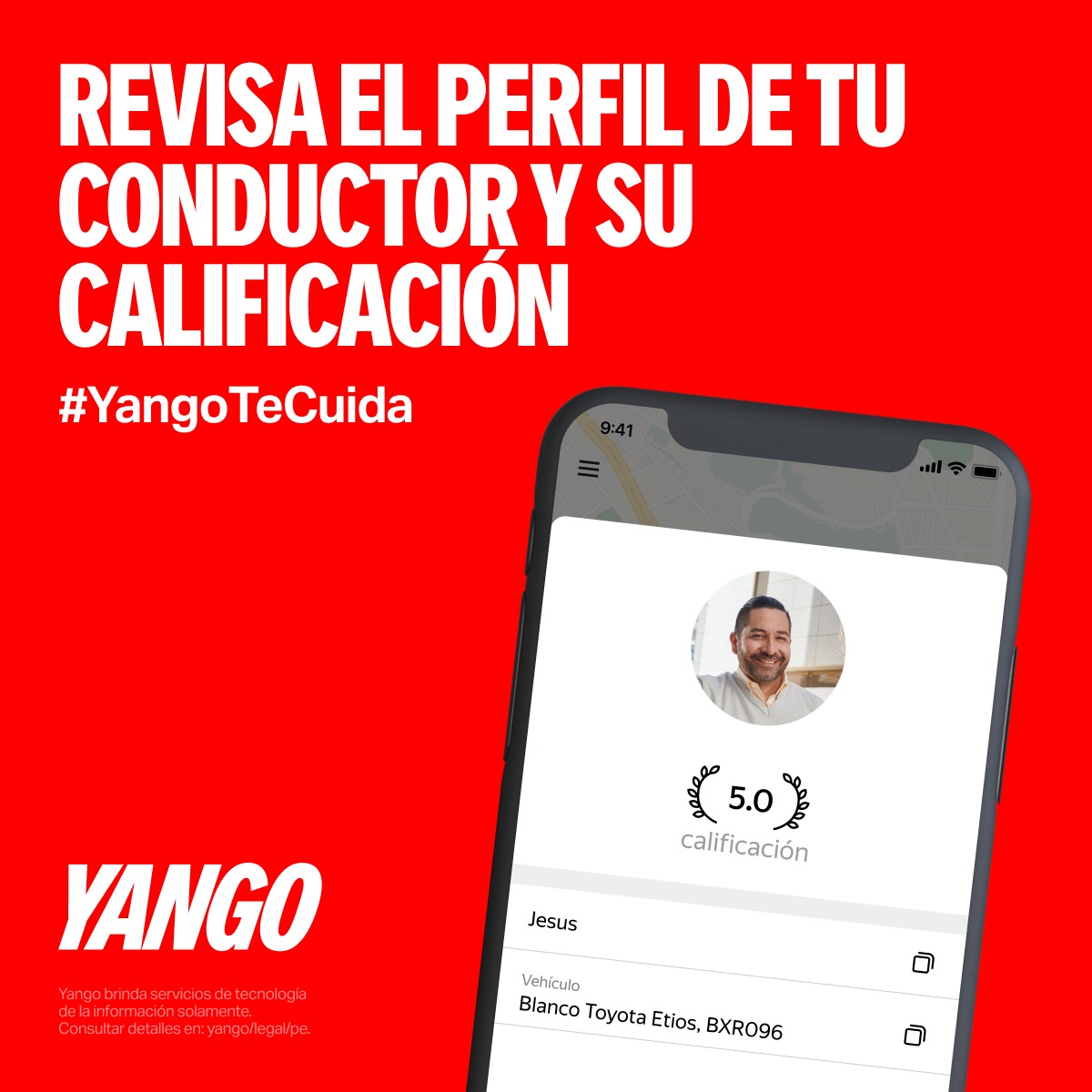 Yango Peru Facebook ad: Contactos de confianza