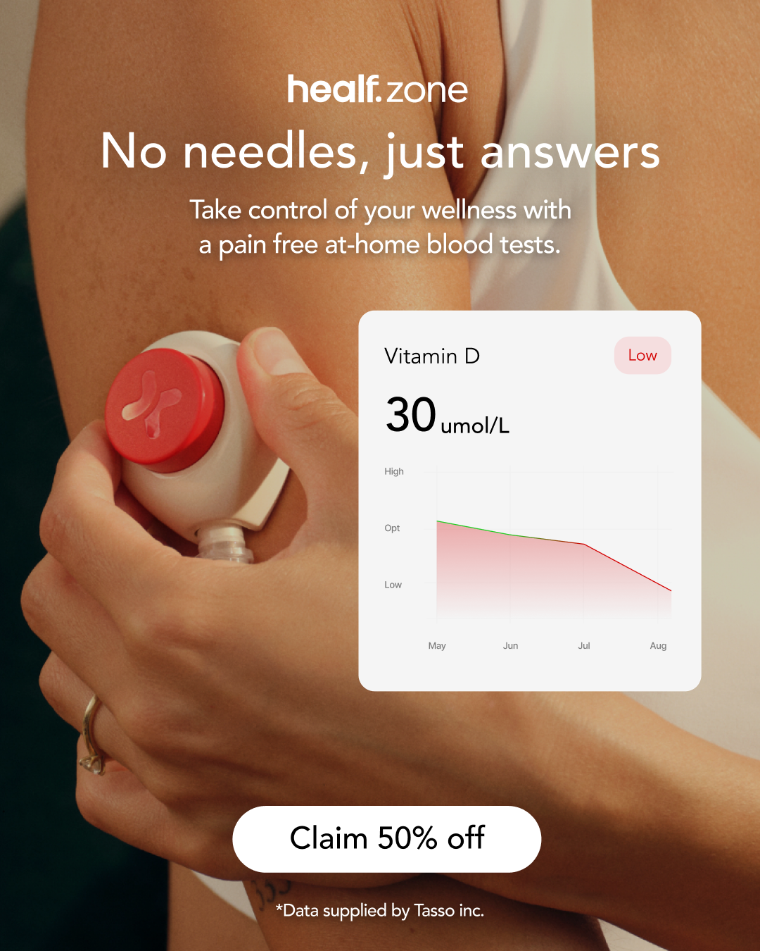 Healf. Facebook ad