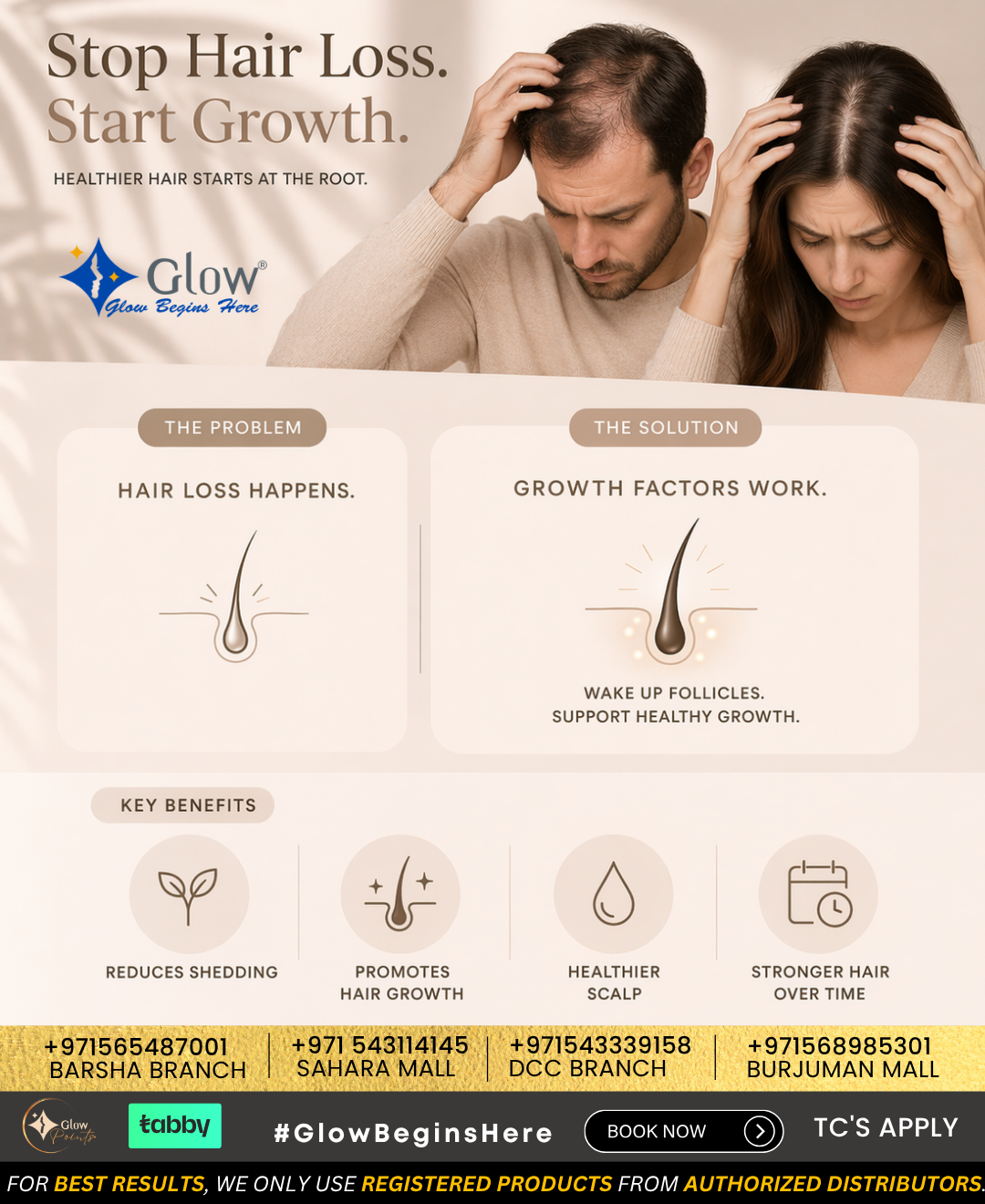 Glow Aesthetics Dermatology Clinic Facebook ad