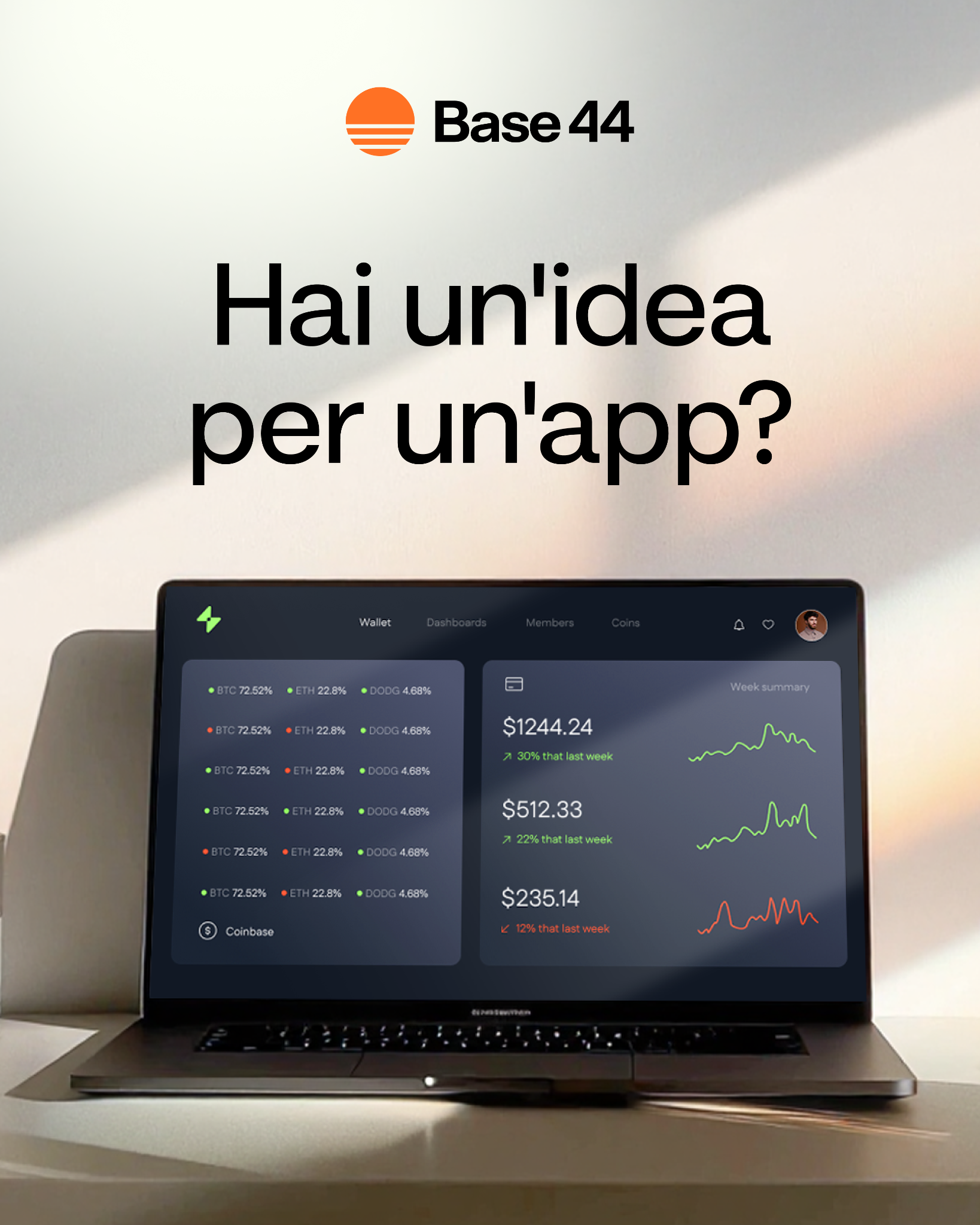Base44 Facebook ad