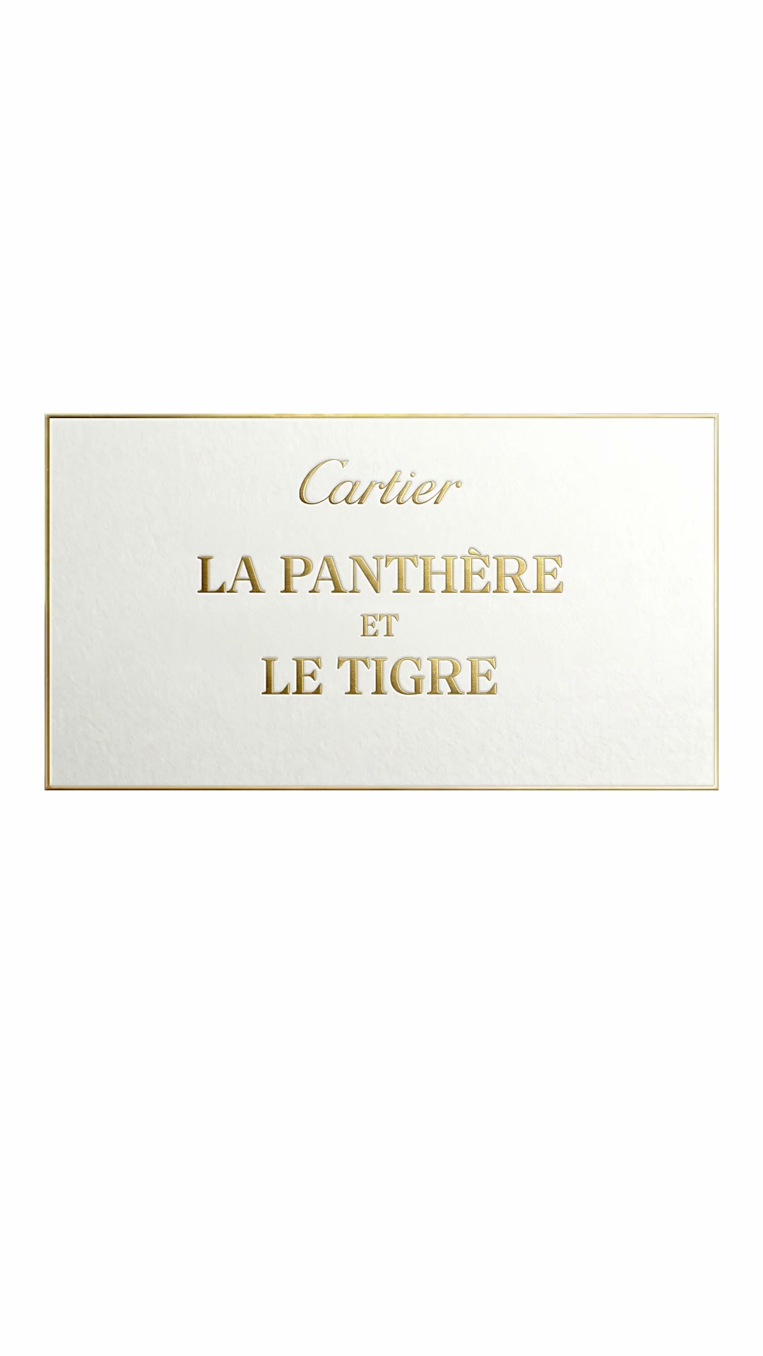 Cartier Facebook ad: Il était une fois la Panthère éblouie par…
