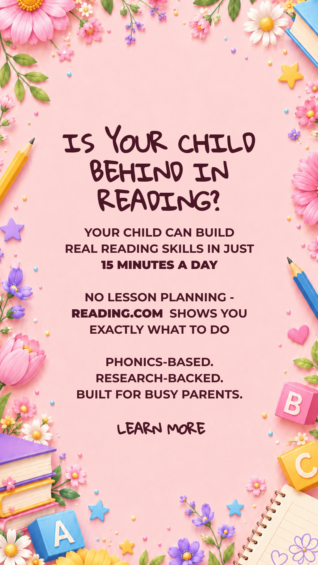 Reading.com Facebook ad