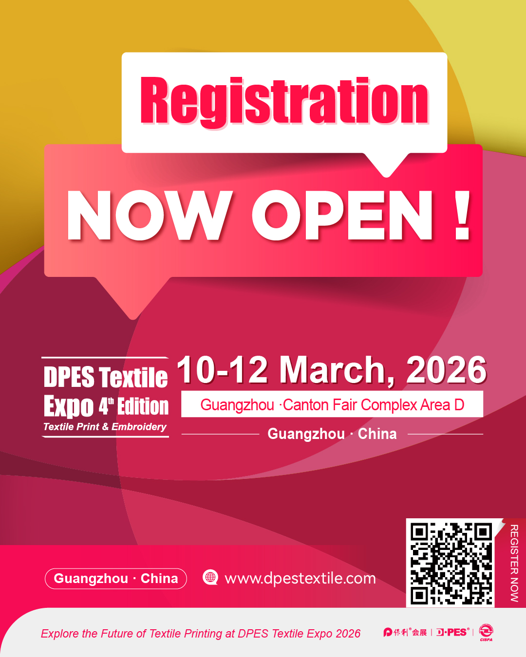 DPES Textile Expo China Facebook ad from Dec 28, 2025