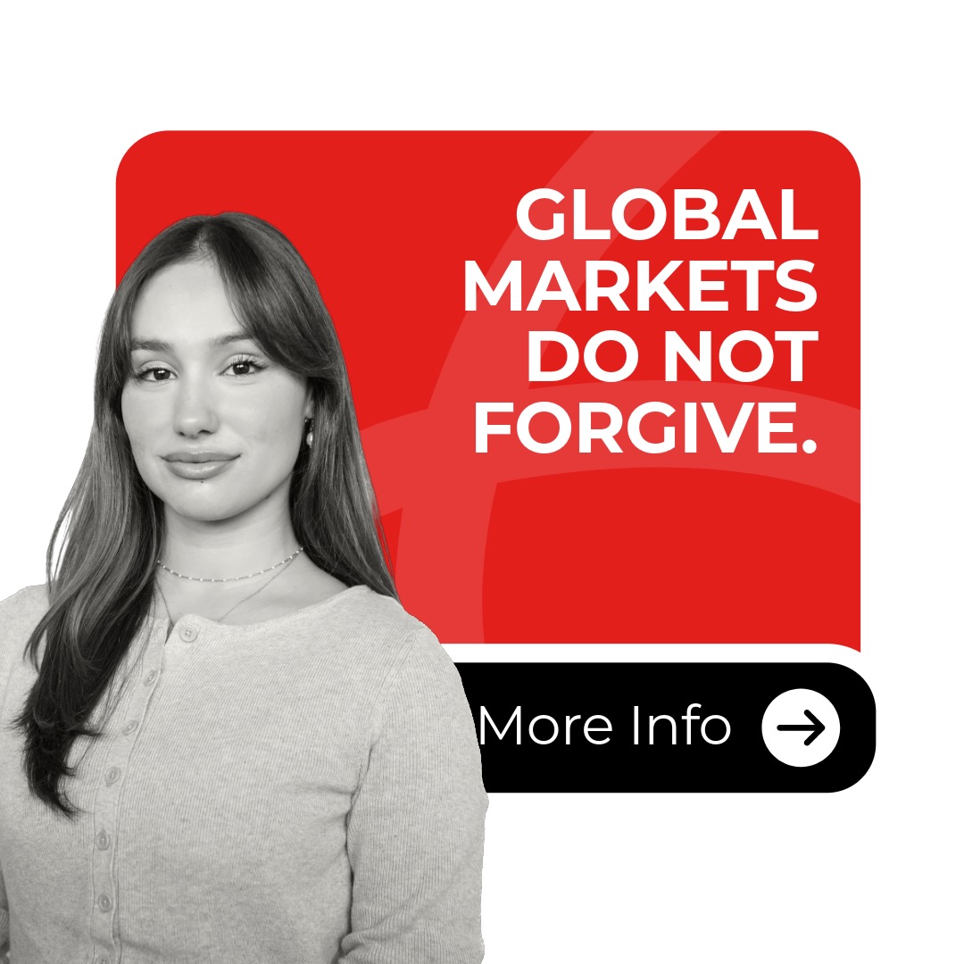 Iscte Business School Facebook ad: Global markets do not forgive.