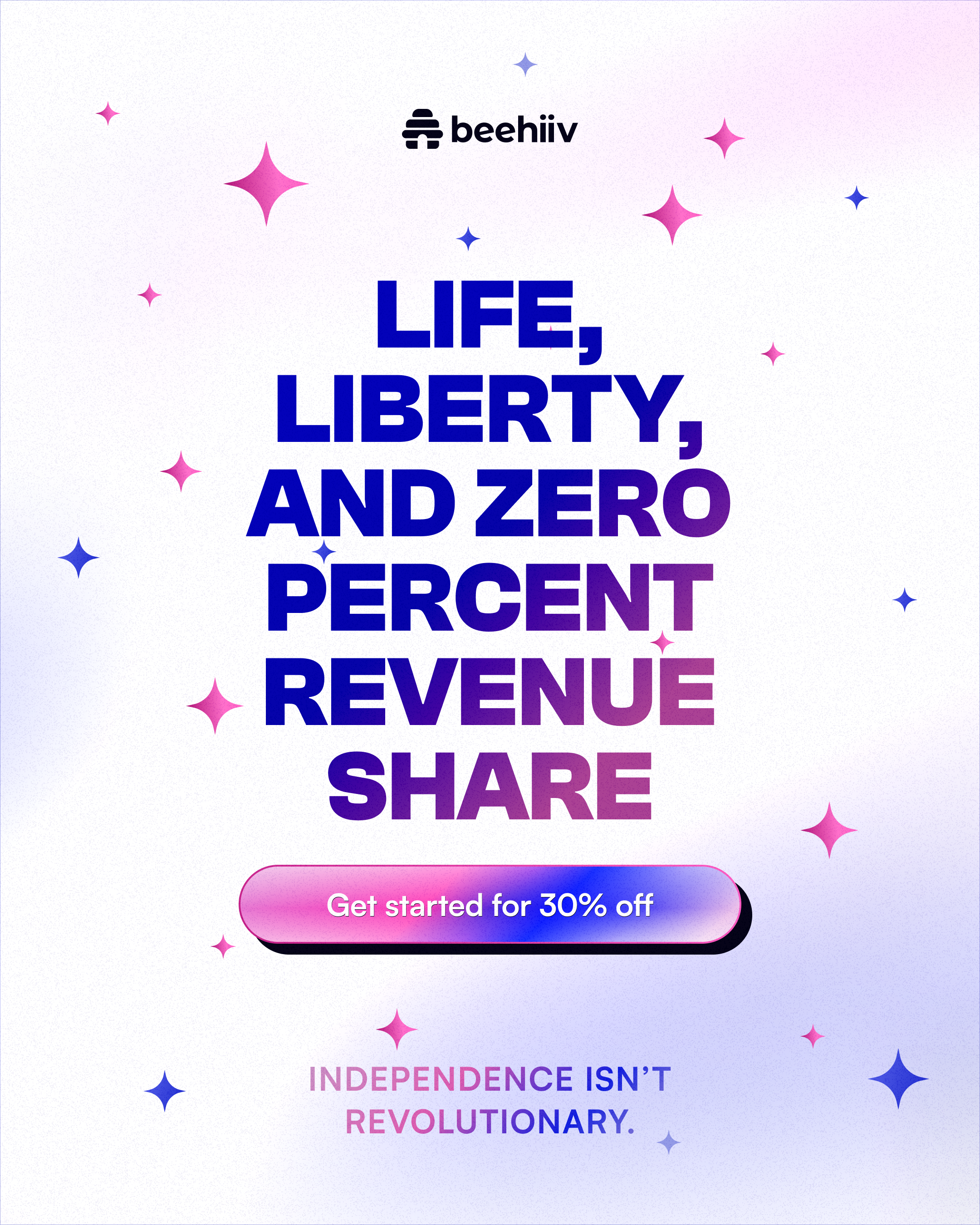 beehiiv Facebook ad