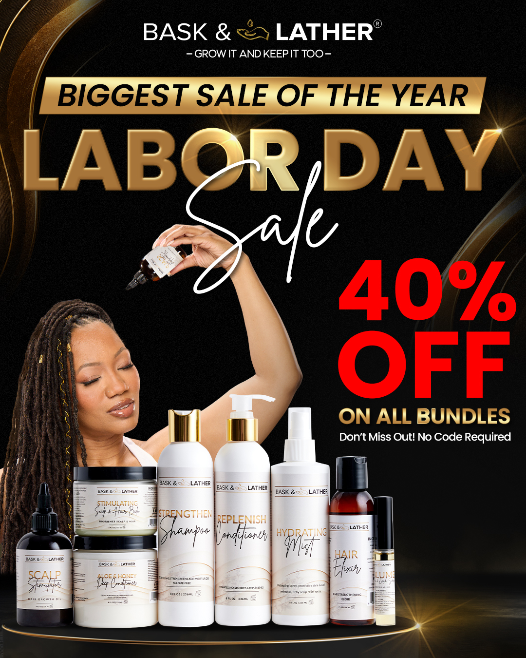 Bask & Lather Co Facebook ad