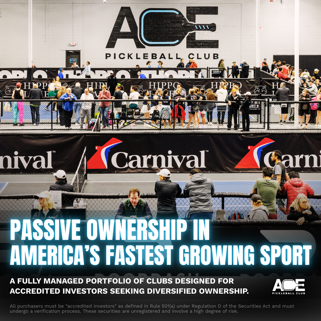 Ace Pickleball Club Facebook ad
