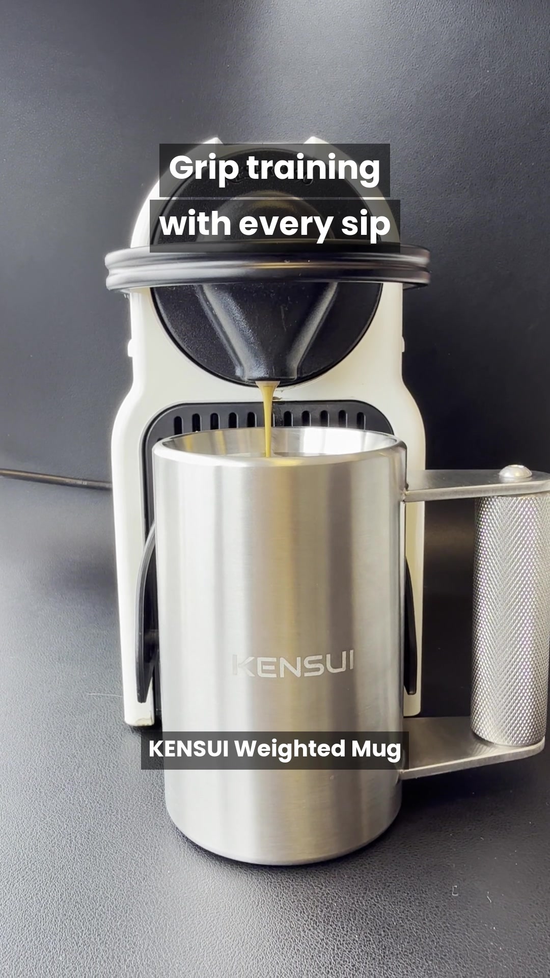 Kensui Facebook ad: Every Sip Builds Grip Strength