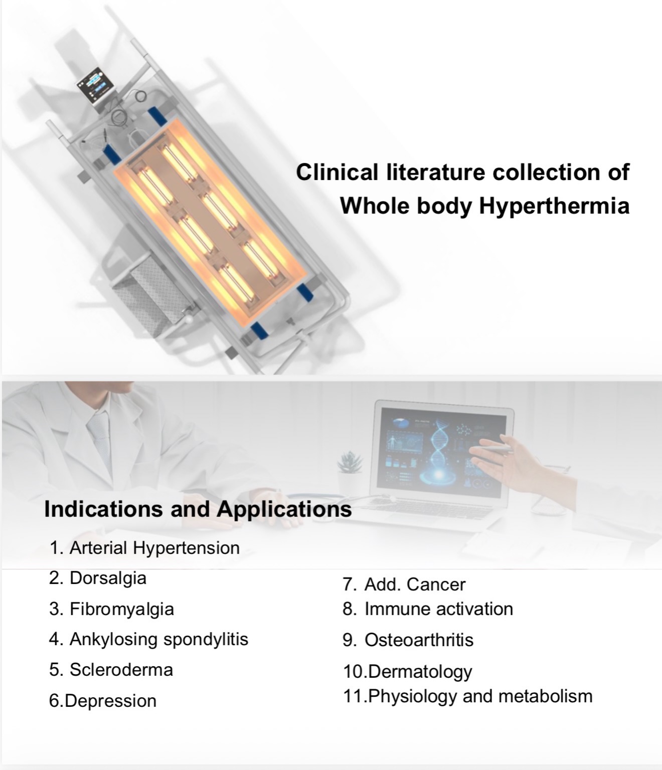 Artisan Regenerative Centre Facebook ad: Whole Body Hyperthermia (iatrogenic way to raise the…