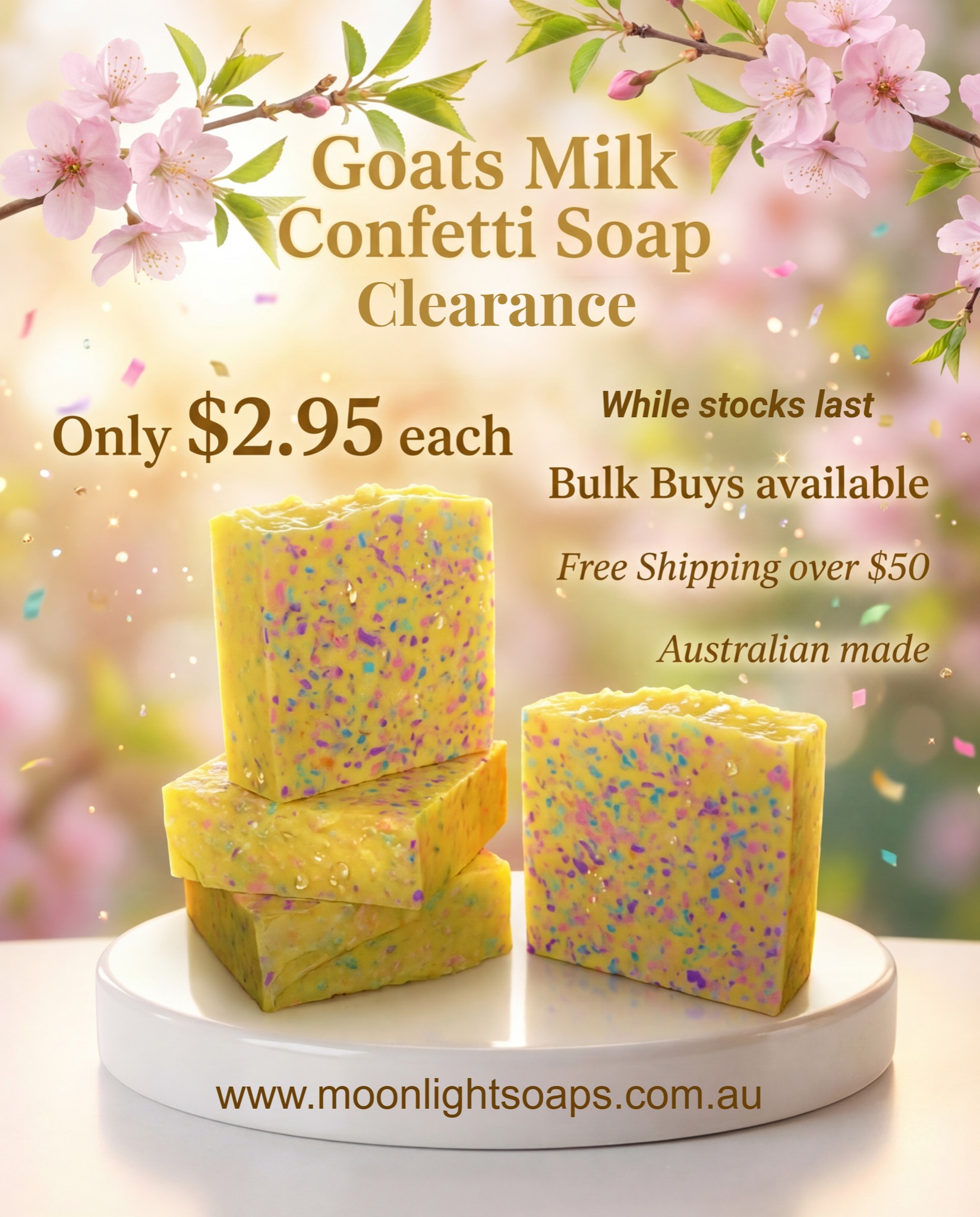 Moonlight Soaps Australia Facebook ad: Moonlight Soaps Australia | Handmade Goats Milk Soaps