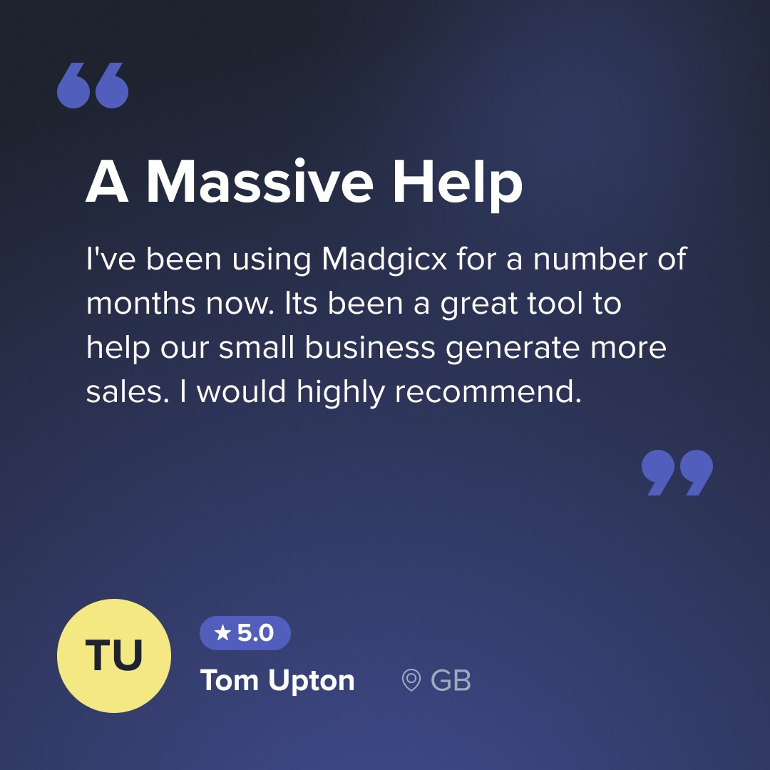 madgicx.com Facebook ad