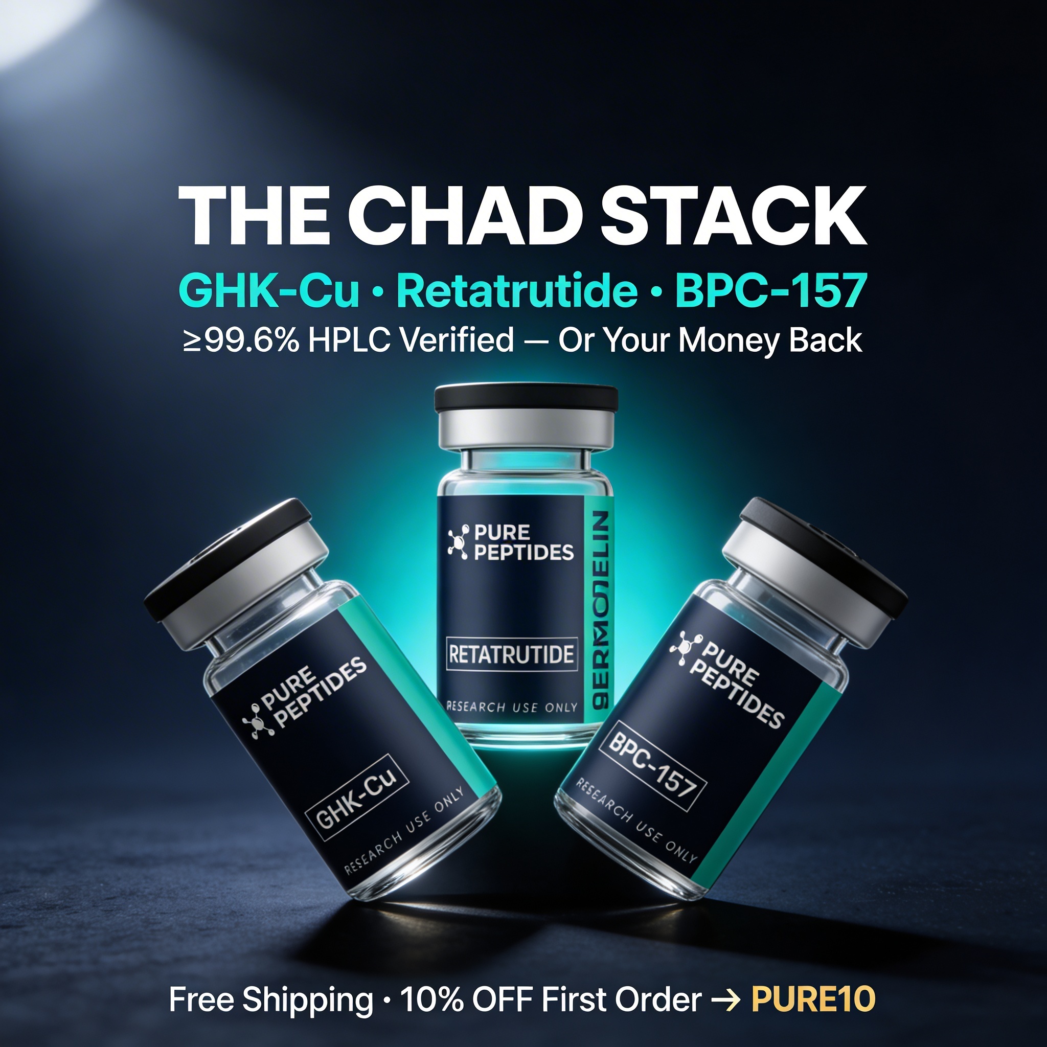 Calivo Labs Facebook ad: Free Shipping + 10% OFF → Code PURE10