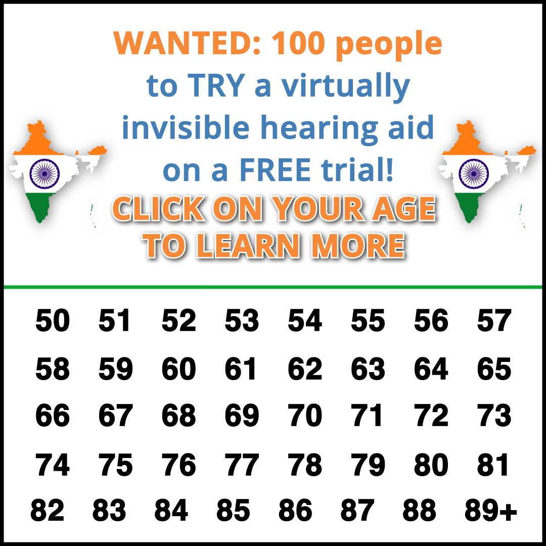 Hearing Expert - Amplifon partner Facebook ad: WANTED: 100 people to TRY a virtually invisible hearing…