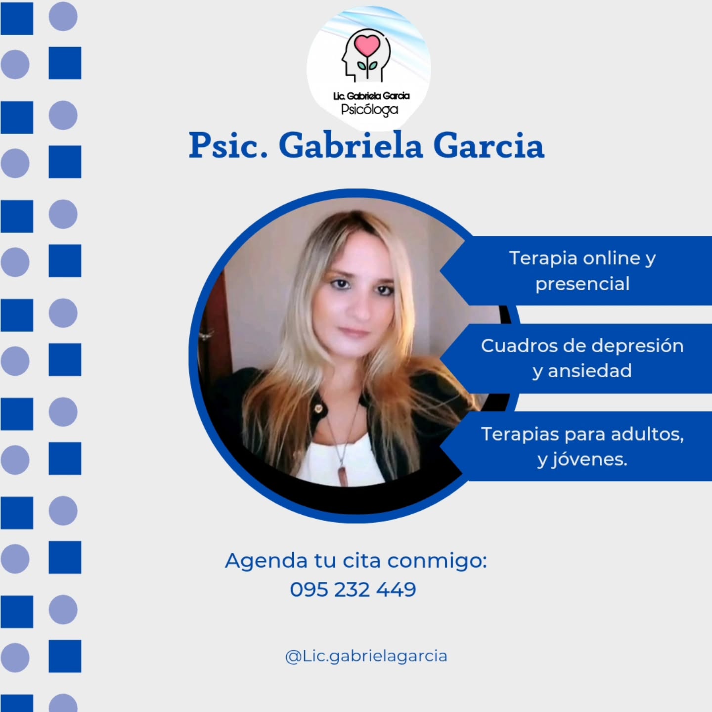 Atención Psicológica - Lic. Gabriela García Facebook ad from Jan 14, 2026