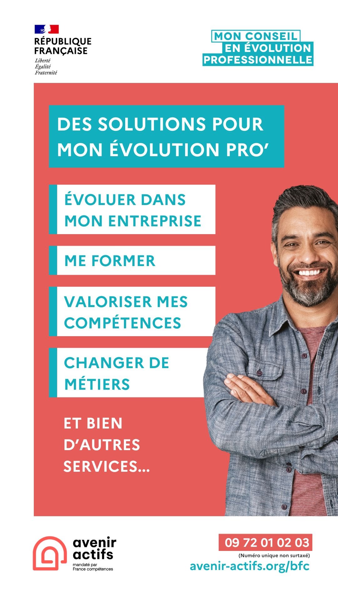 Mon CEP en BFC par Avenir Actifs Facebook ad from Sep 11, 2024