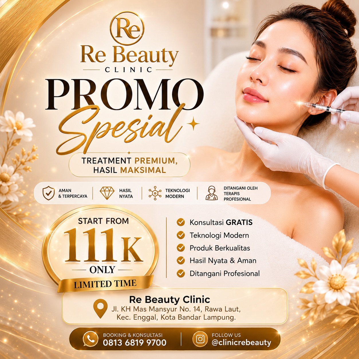 clinicrebeauty Facebook ad