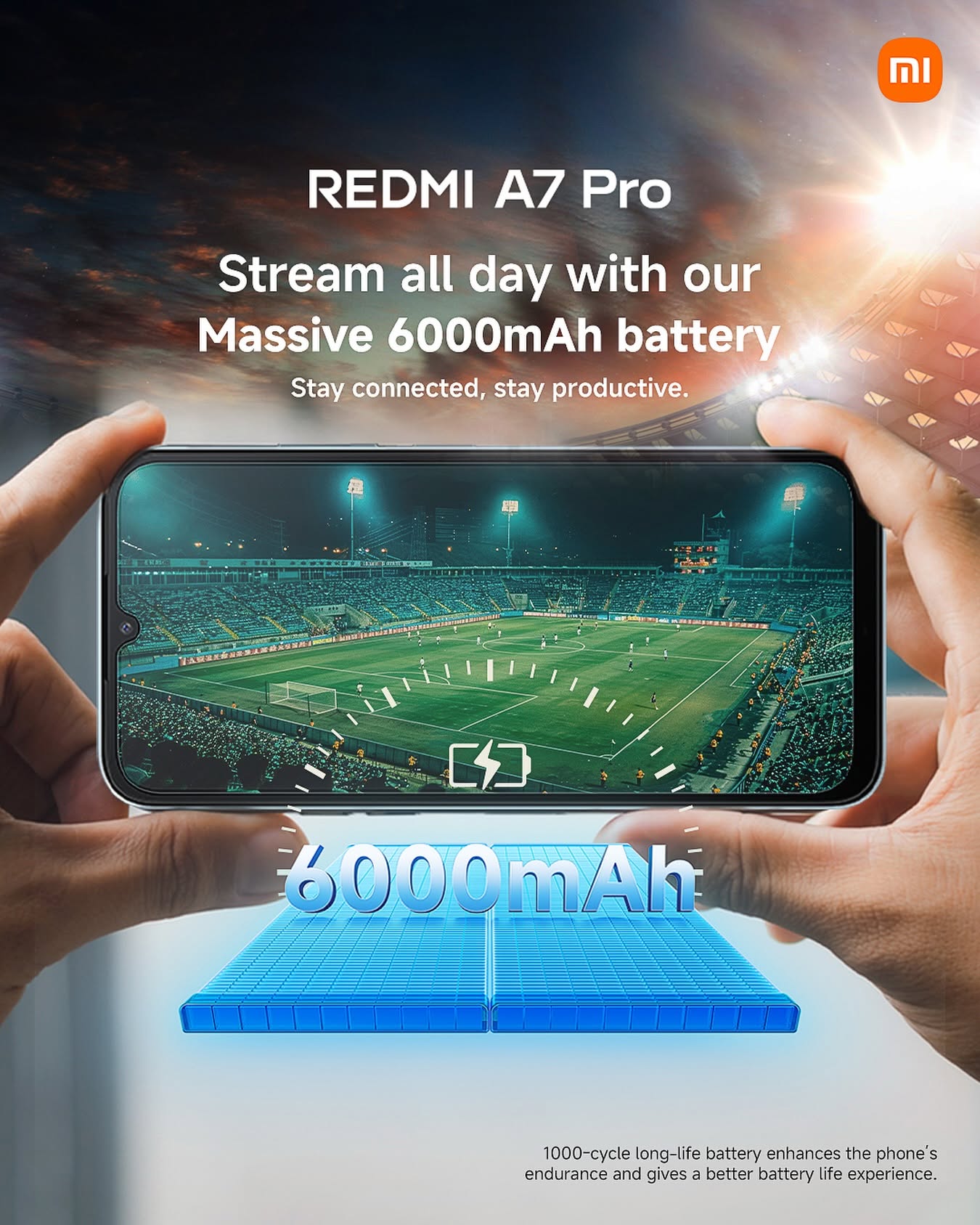 Xiaomi Kenya Facebook ad: Never miss a moment of the action.