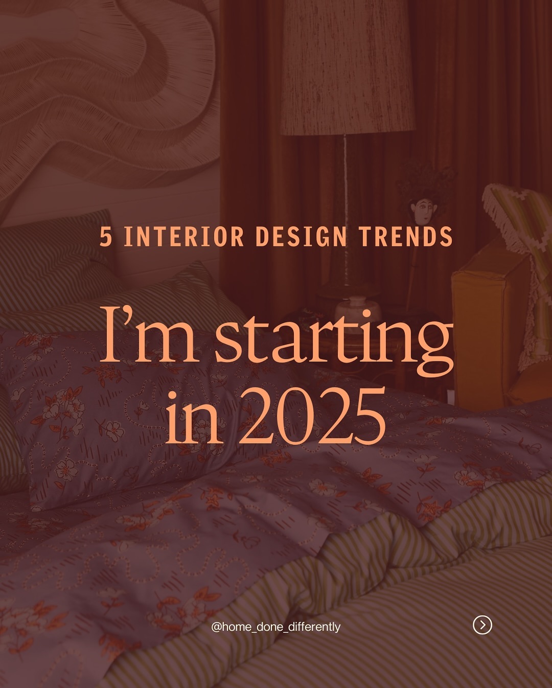 Home Done Differently Facebook ad: For me, 2025 is the year I want…