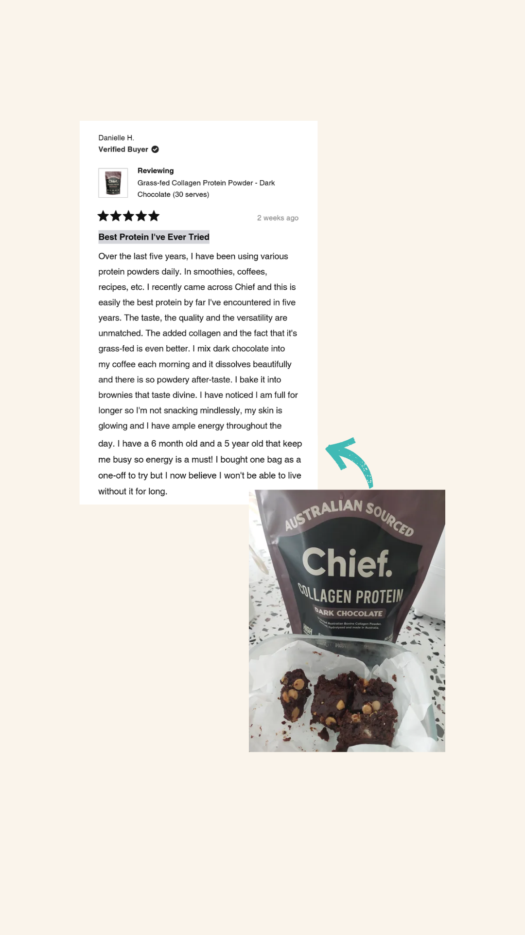 Chief Nutrition USA Facebook ad