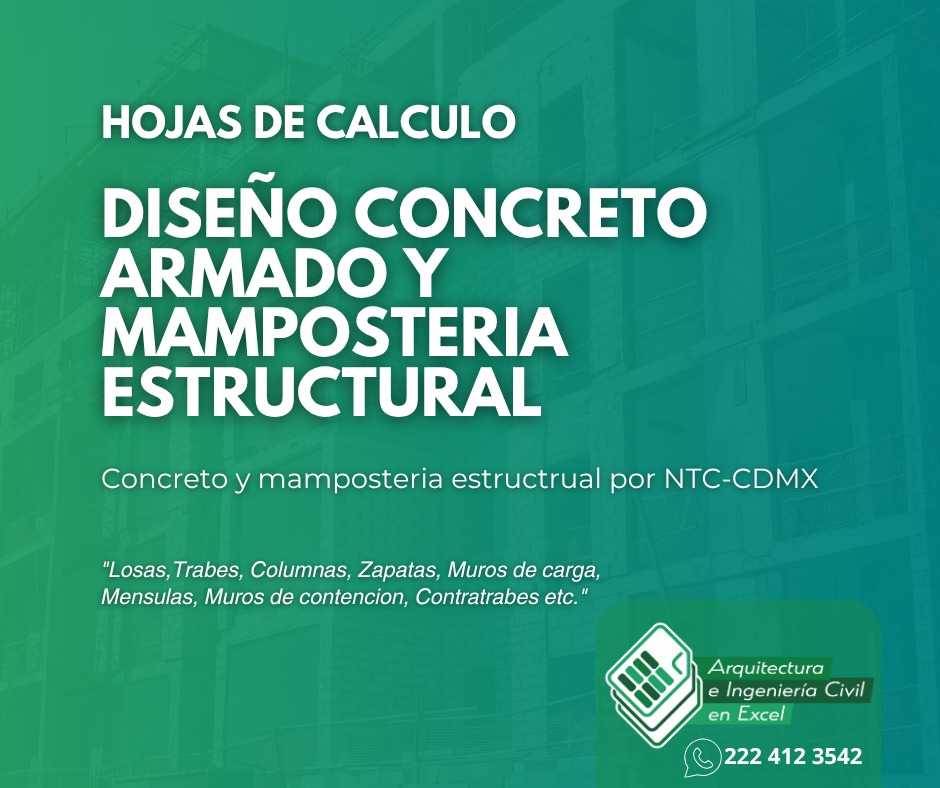 Arquitectura e Ingeniería Civil en Excel Facebook ad: Diseña estructuras con respaldo profesional