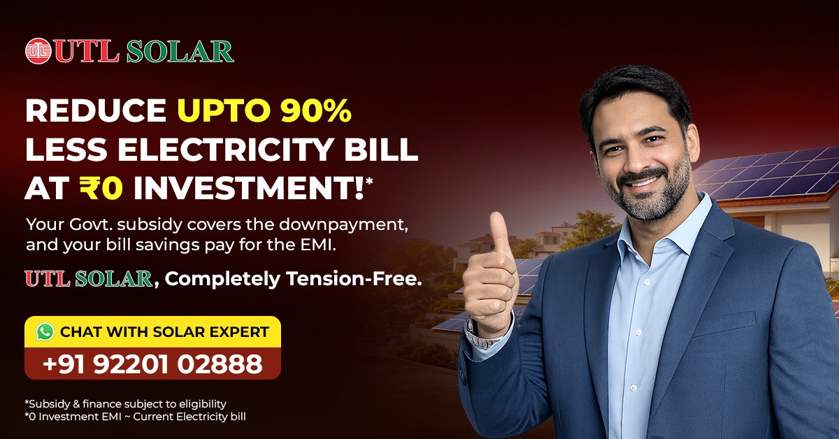 UTL Solar Facebook ad