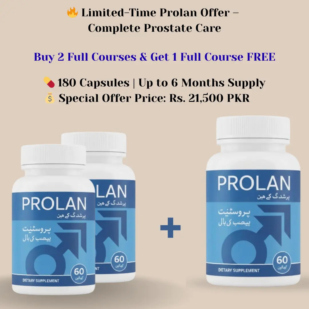 SM Products Facebook ad: Prolan, Prostate Care Formula