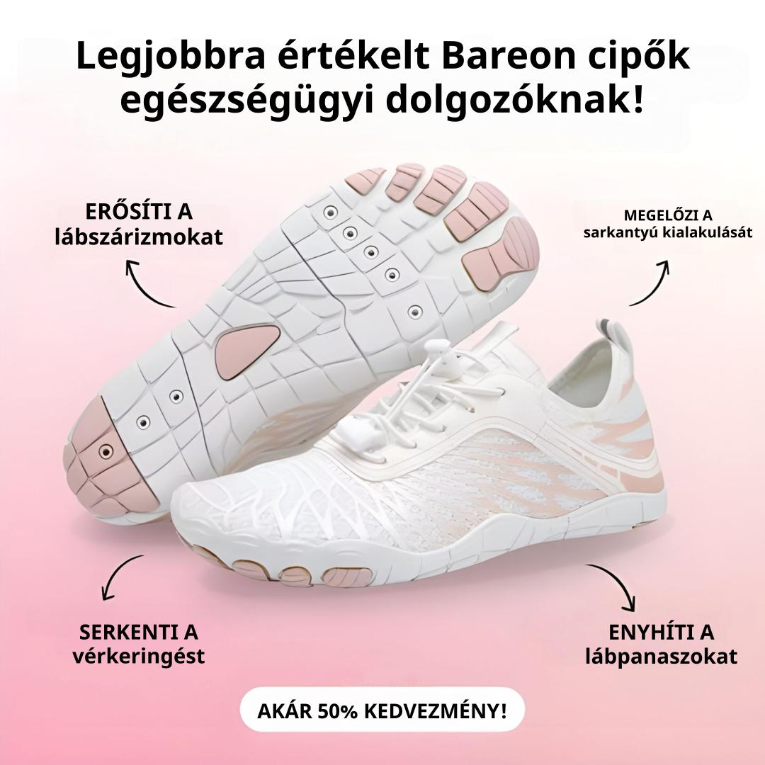 Bareon Europe Facebook ad: Mezítlábas cipők az egészségért