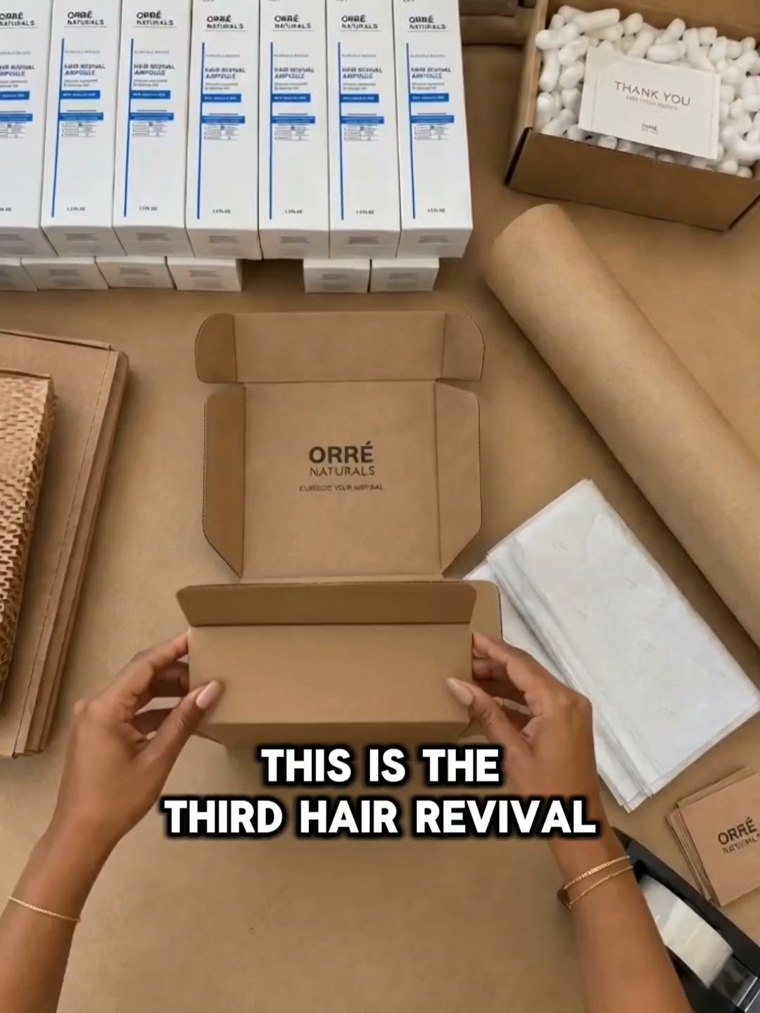 OrréNaturals Facebook ad: From Spreading Bald Spot… to Stopping It Cold.