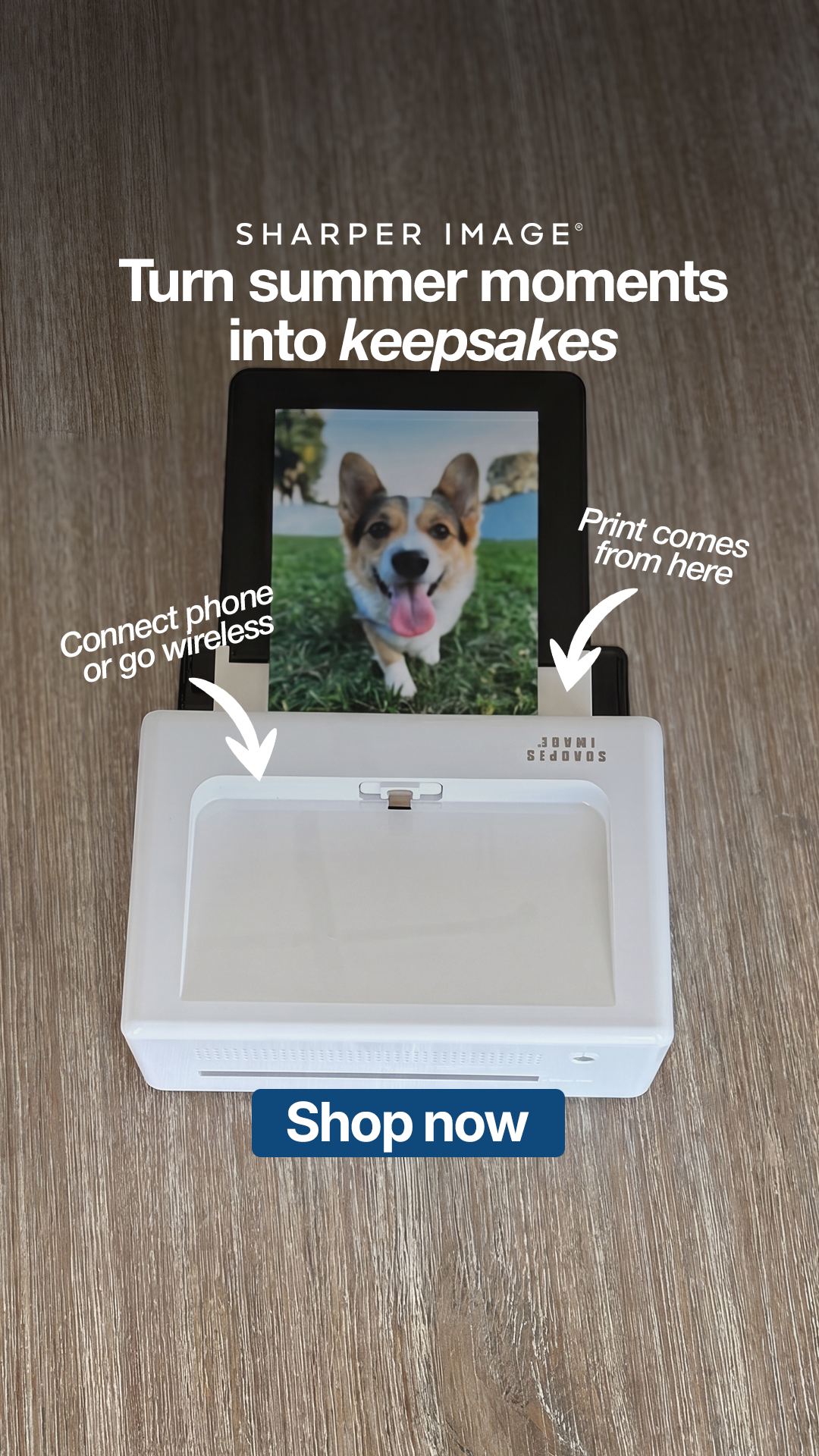 SharperImage.com Facebook ad