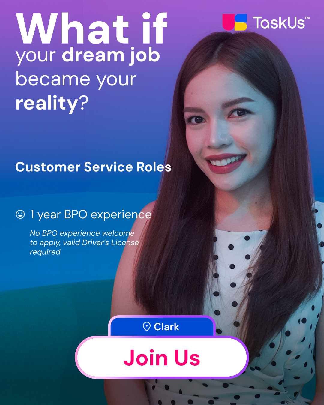 TaskUs Facebook ad