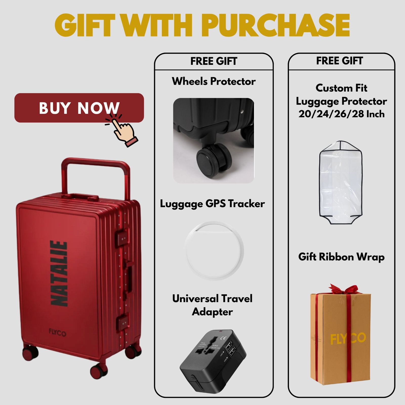 FLYCO Facebook ad: Custom Name Engraving