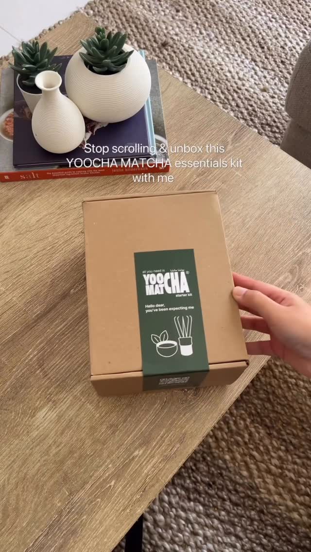Yoocha Matcha Facebook ad: Our premium matcha set includes everything that you…